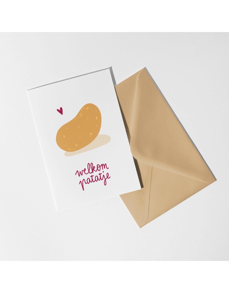 Dujojo Wenskaart - Welkom patatje