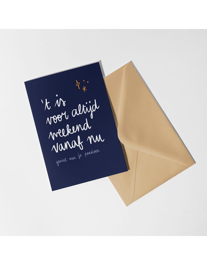 Dujojo Wenskaart - Voor altijd weekend
