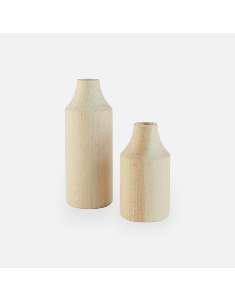 Amato Gifts Houten vaasje 17 x 6 cm (groot)