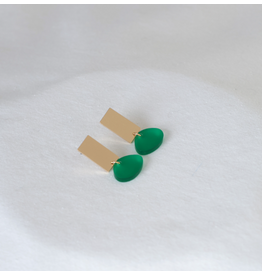 Studio Nok Nok Oorstekers Mellow 06 - gold plated