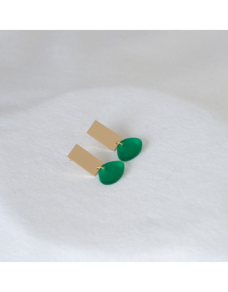 Studio Nok Nok Oorstekers Mellow 06 - gold plated