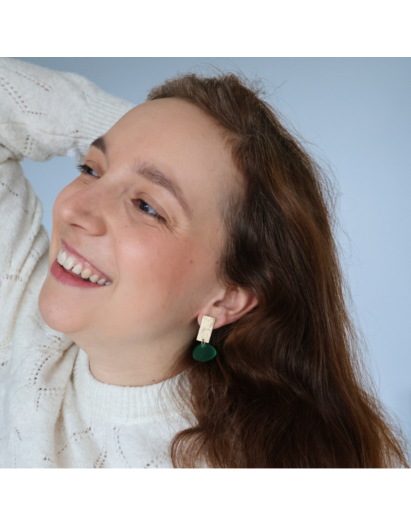 Studio Nok Nok Oorstekers Mellow 06 - gold plated