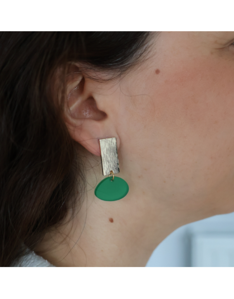 Studio Nok Nok Oorstekers Mellow 06 - gold plated