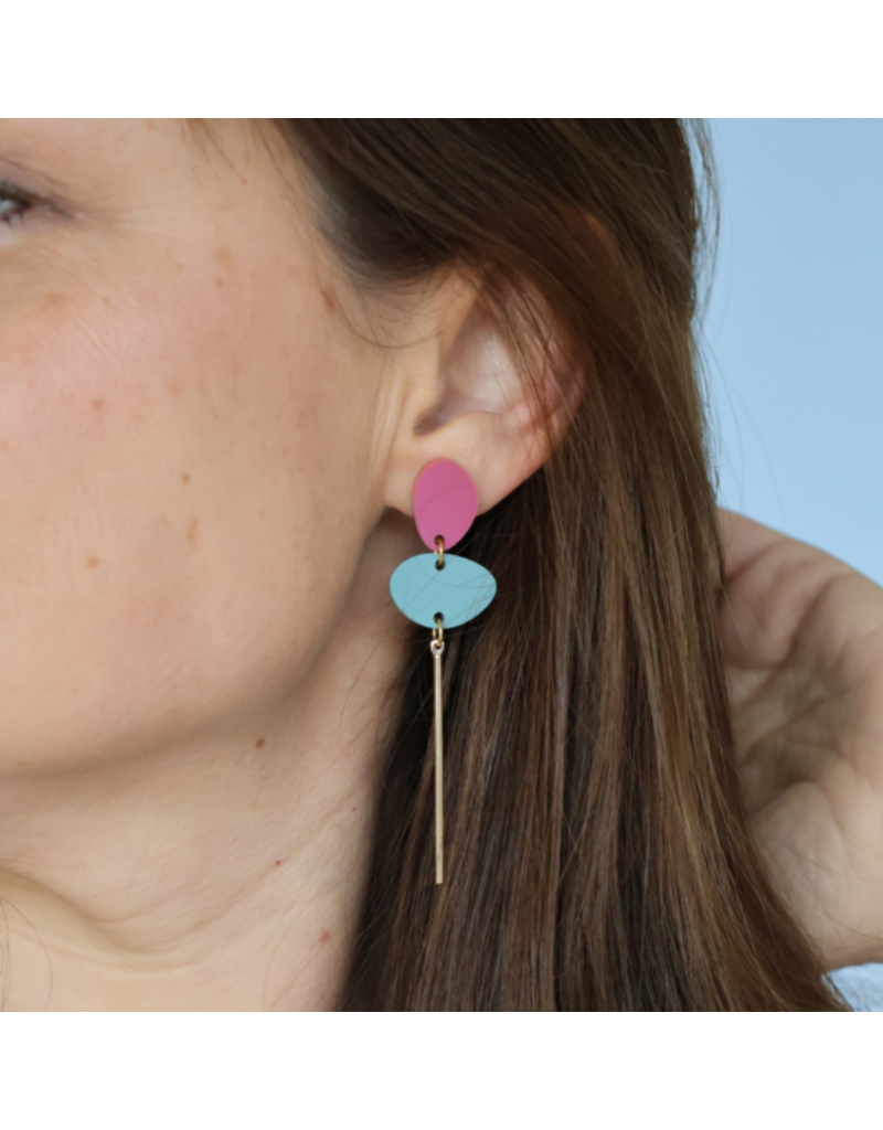 Studio Nok Nok Oorstekers Mellow 07 - silver plated