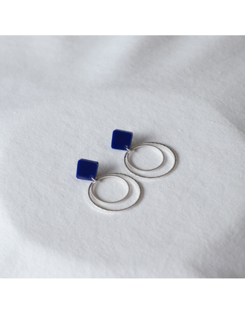 Studio Nok Nok Oorstekers Mellow 11 - silver plated