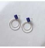 Studio Nok Nok Oorstekers Mellow 11 - silver plated