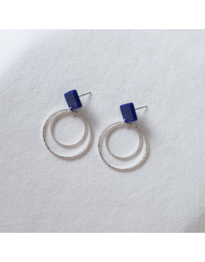 Studio Nok Nok Oorstekers Mellow 11 - silver plated