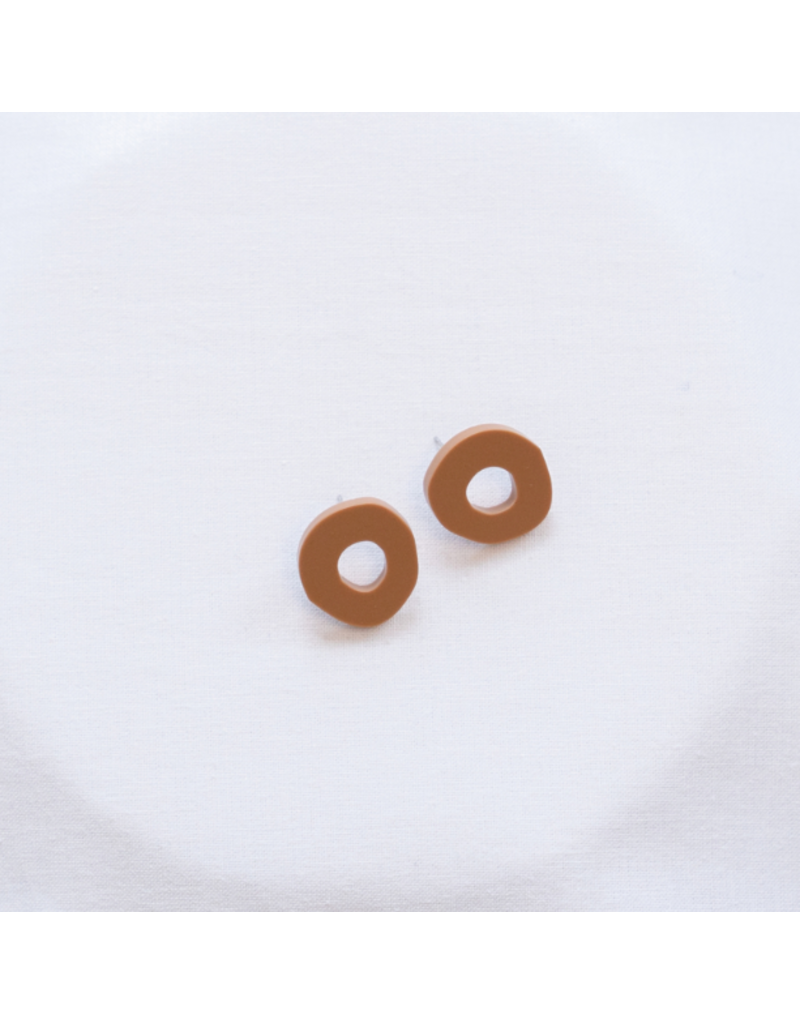 Studio Nok Nok Oorstekers Studio Nok Nok - Stud 01. Caramel