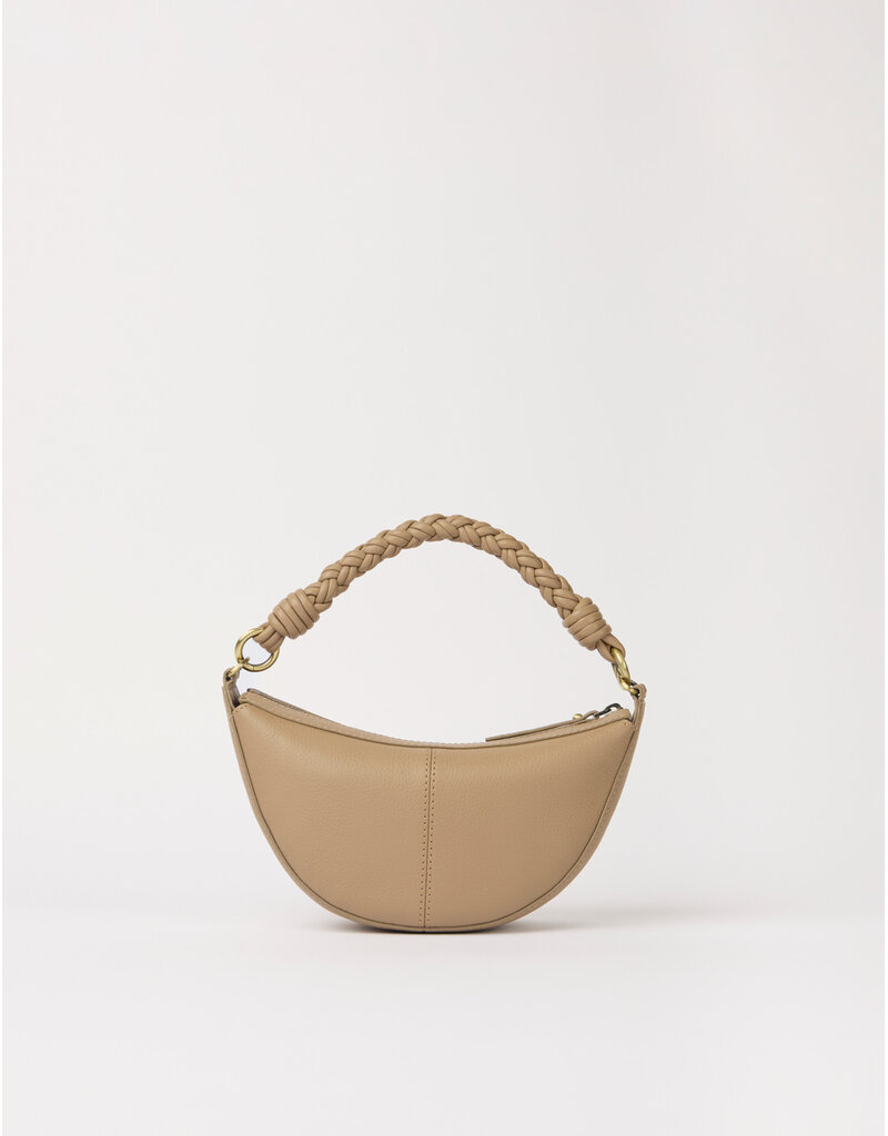O MY BAG Leo Mini Twisted Handle - Dark Sand Soft