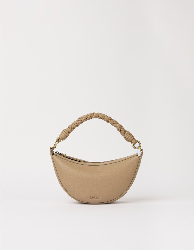 O MY BAG Leo Mini Twisted Handle - Dark Sand Soft