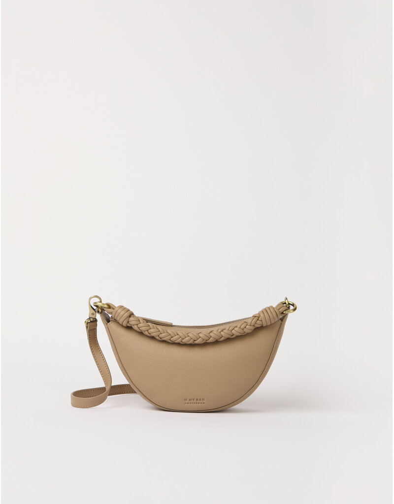 O MY BAG Leo Mini Twisted Handle - Dark Sand Soft
