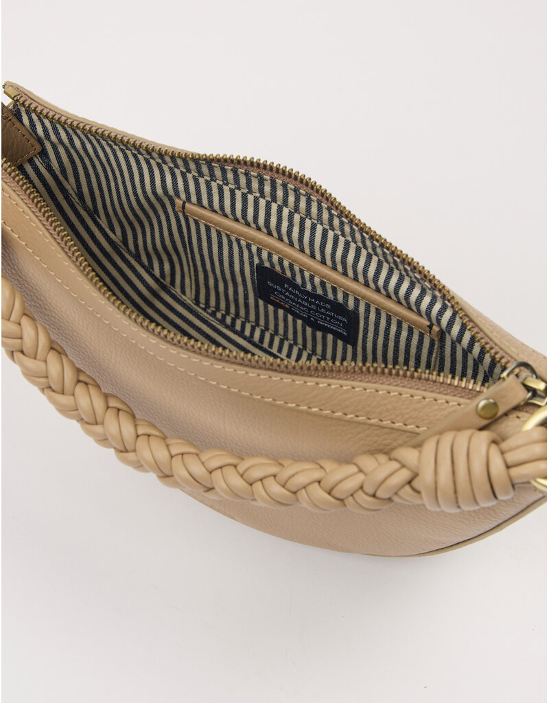 O MY BAG Leo Mini Twisted Handle - Dark Sand Soft