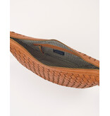 O MY BAG Leo Midi - Wild Oak Woven Soft Grain Leather