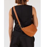 O MY BAG Leo Midi - Wild Oak Woven Soft Grain Leather