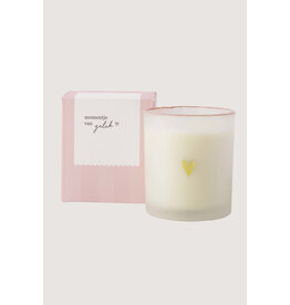 Zusss Geurkaars glas in doosje 'momentje van geluk'