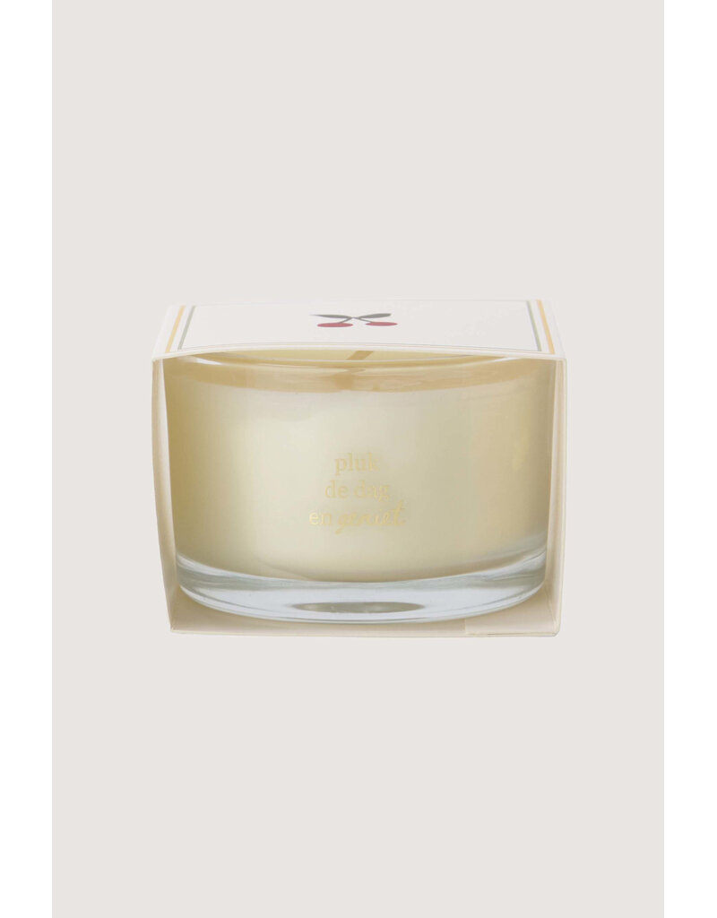 Zusss Geurkaars in wikkel 'pluk de dag en geniet'