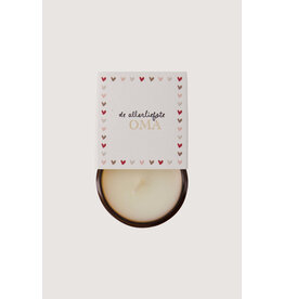 Zusss Geurkaarsje in wikkel 'de allerliefste oma'