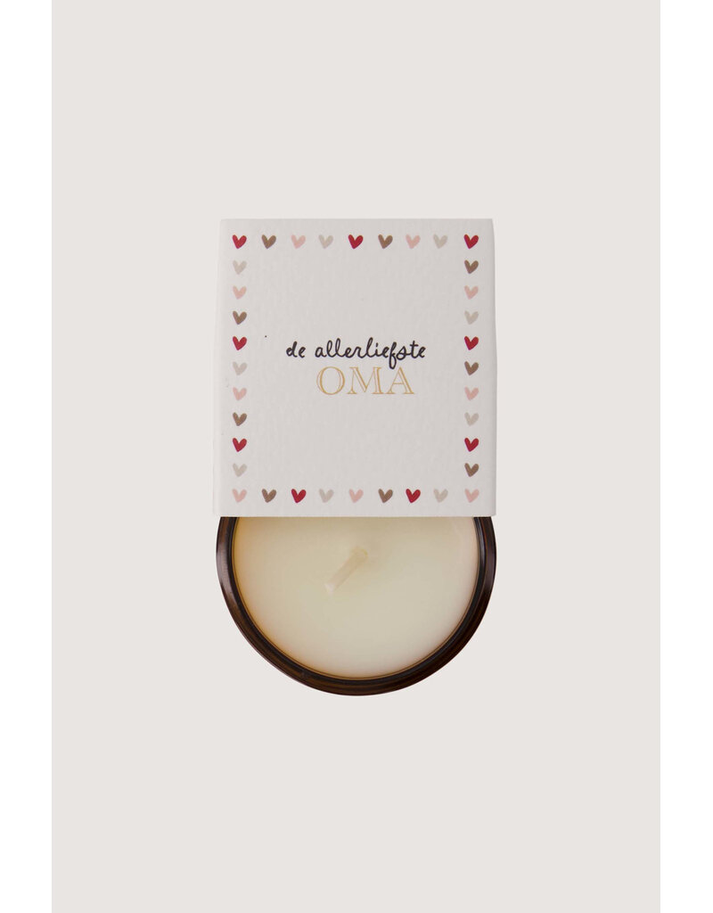 Zusss Geurkaarsje in wikkel 'de allerliefste oma'