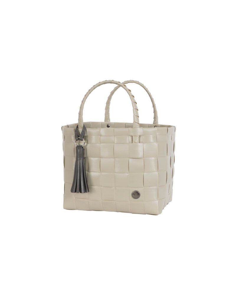 Handed by Mini Paris Handbag -  pale grey
