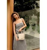 Handed by Mini Paris Handbag -  pale grey