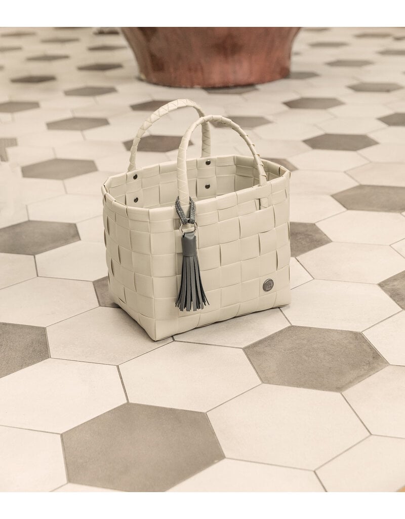 Handed by Mini Paris Handbag -  pale grey