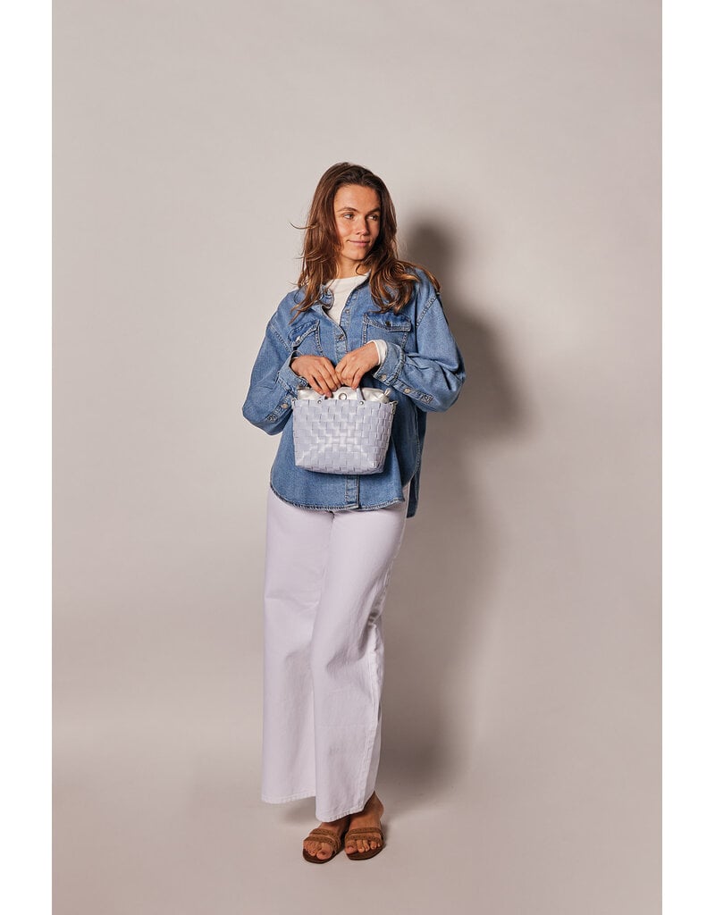 Handed by Dash Handbag - pale blue grey - crossbody bag