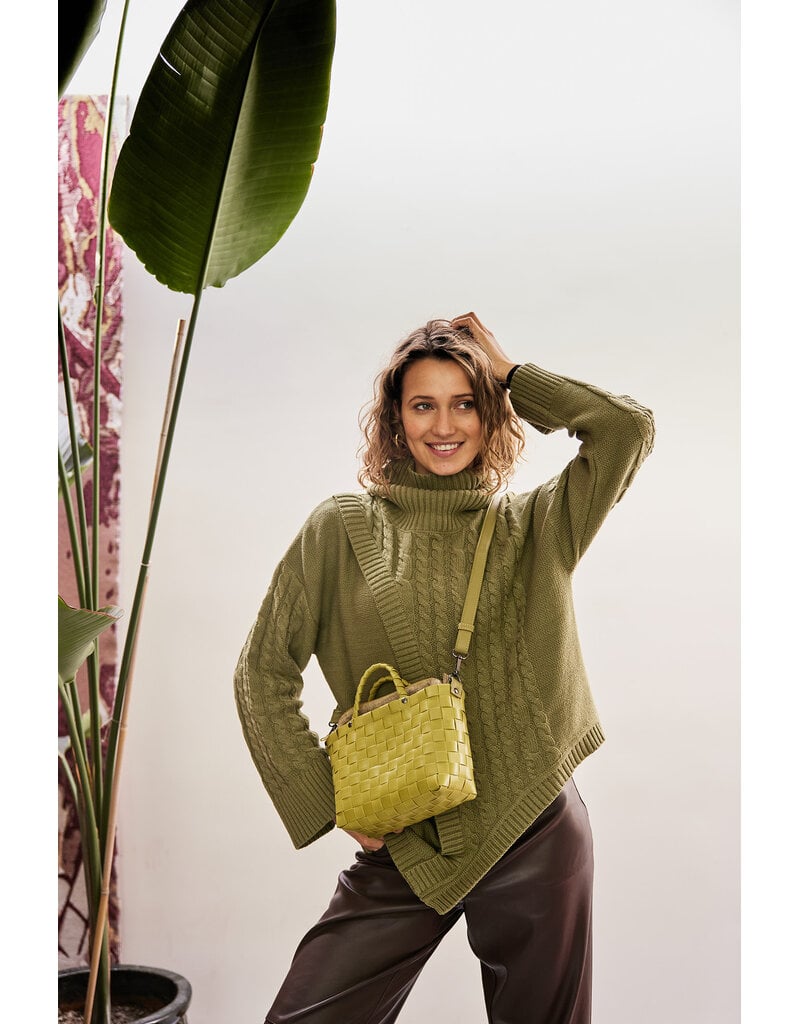 Handed by Dash Handbag - natural lime - crossbody bag