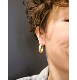 Katwalk Zilver Vergulde oorring-steker - set van 3