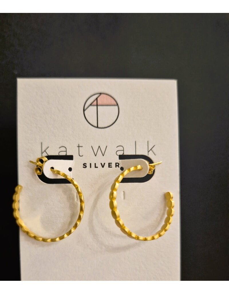 Katwalk Zilver Verguld zilver ringen - mini rondjes