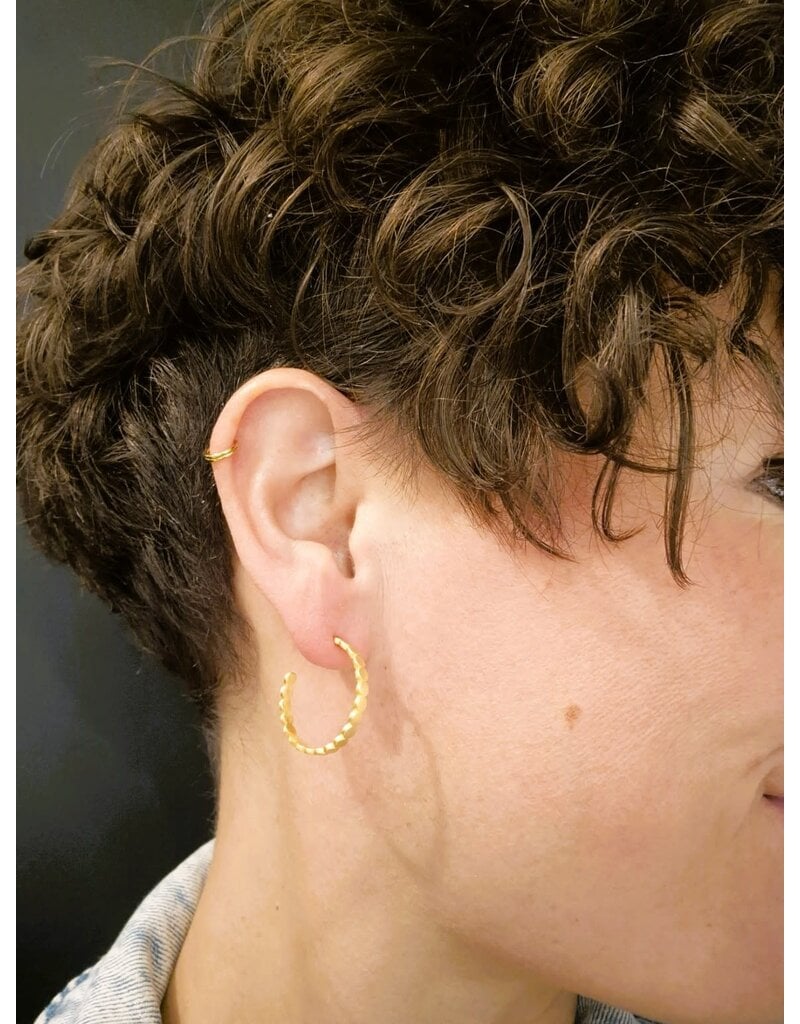 Katwalk Zilver Verguld zilver ringen - mini rondjes