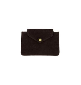 Zusss Portemonnee in suede - choco