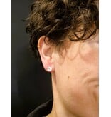 Katwalk Zilver Zilver oorsteker - open knoop