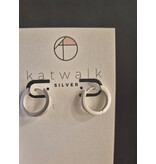 Katwalk Zilver Oorringen bold - small