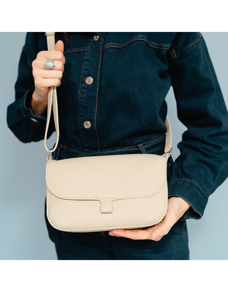 KEECIE Handtas - Wild swan - cement