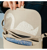 KEECIE Handtas - Wild swan - cement