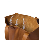 KEECIE Lederen shopper - Swing It - Cognac used look