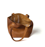 KEECIE Lederen shopper - Swing It - Cognac used look