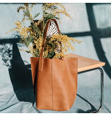 KEECIE Lederen shopper - Swing It - Cognac used look