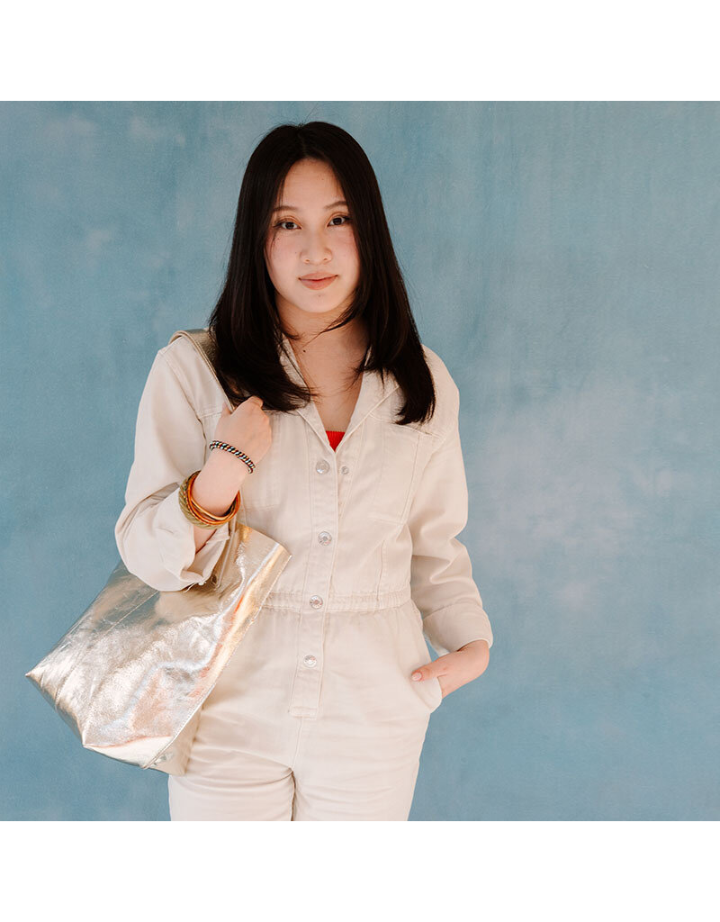 KEECIE Lederen shopper - Swing It - Gold