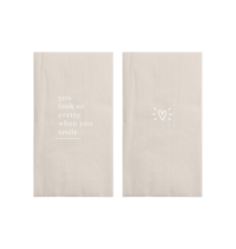 Zusss Servetten 'You look zo pretty when you smile' - 15 stuks