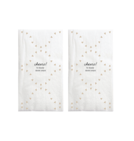 Zusss Servetten 'Cheers! To many more years' - 15 stuks