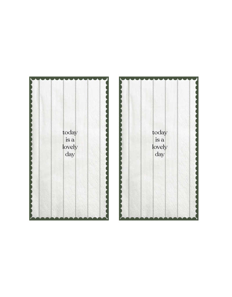 Zusss Servetten 'Today is a lovely day' - 15 stuks