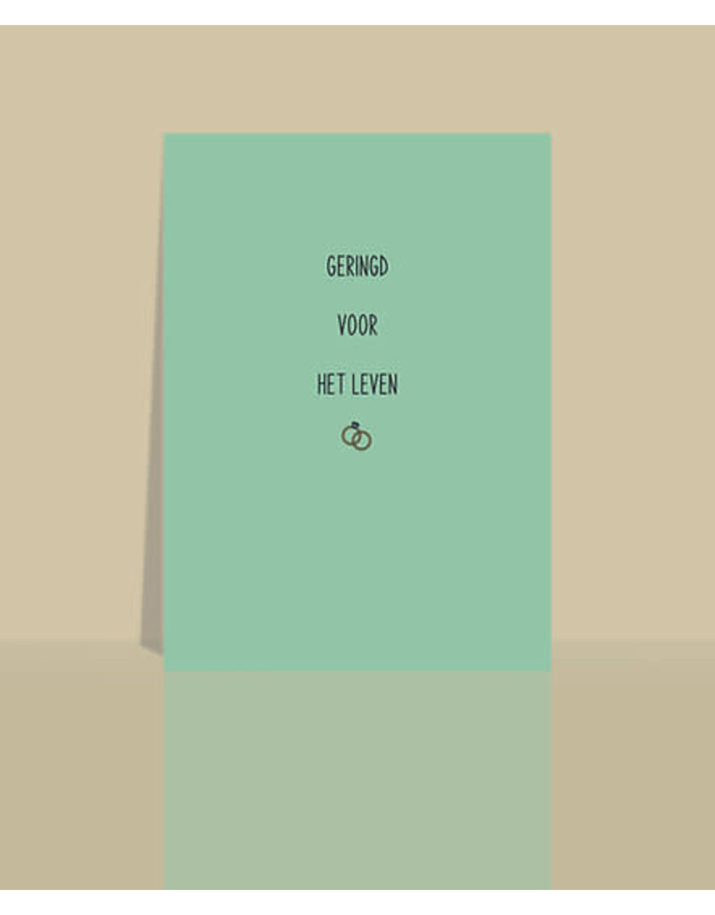 Studio 9 Wenskaart - Geringd voor het leven