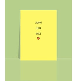 Studio 9 Wenskaart - Jawadde! Lekker kontje