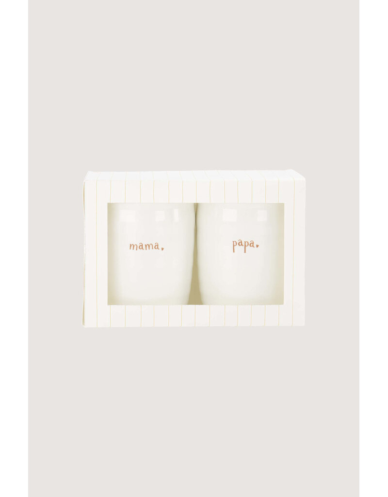 Zusss Set van 2 mokken 'mama & papa'
