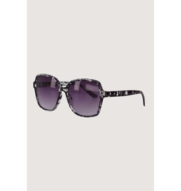 Zusss Zonnebril met panterpatroon incl koker