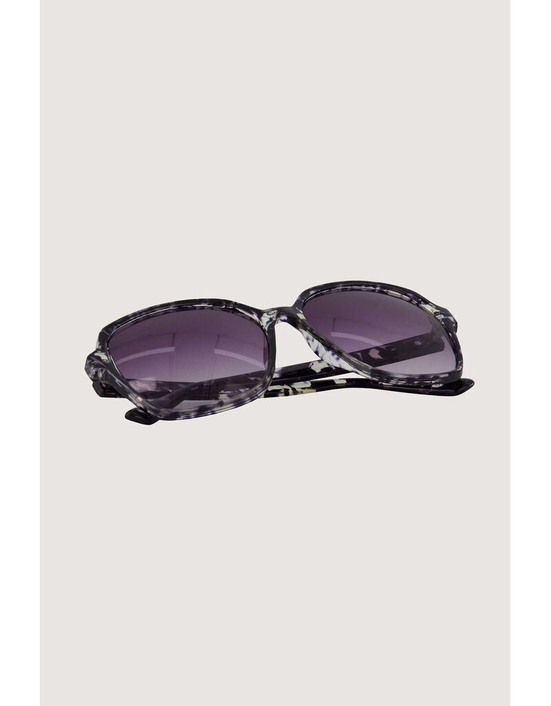 Zusss Zonnebril met panterpatroon incl koker