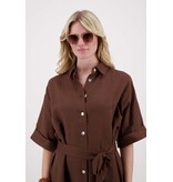 Zusss Goudkleurige pilotenzonnebril met hoeken incl koker