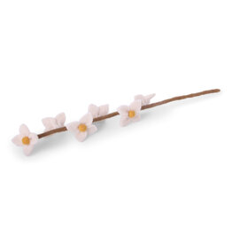 Gry & Sif White flower on stalk - 43 cm