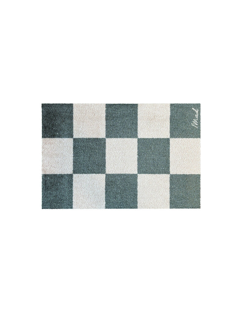 Mad about mats Mat 'Dalia' - Touch - 50 x 75 cm - blocked green